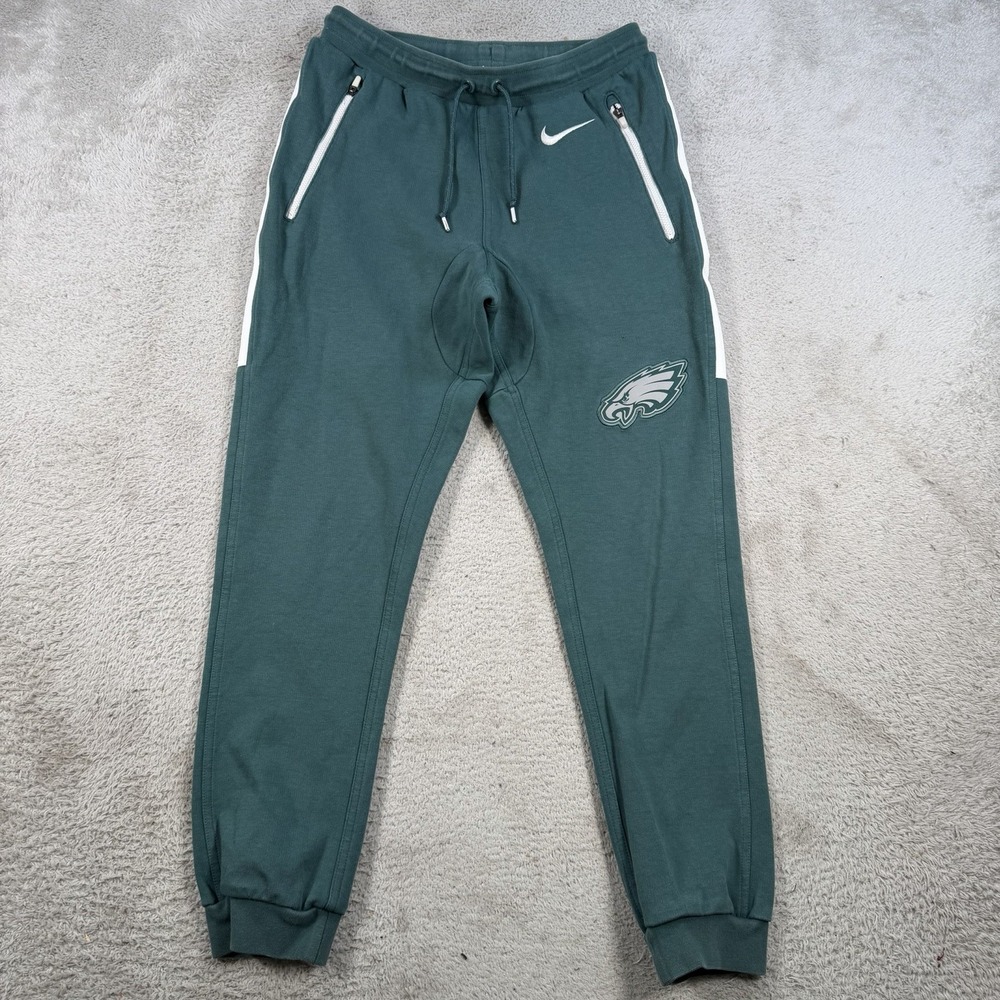 Nike Philadelphia Eagles Sweatpants Mens Small Green NFL Joggers Football Pants